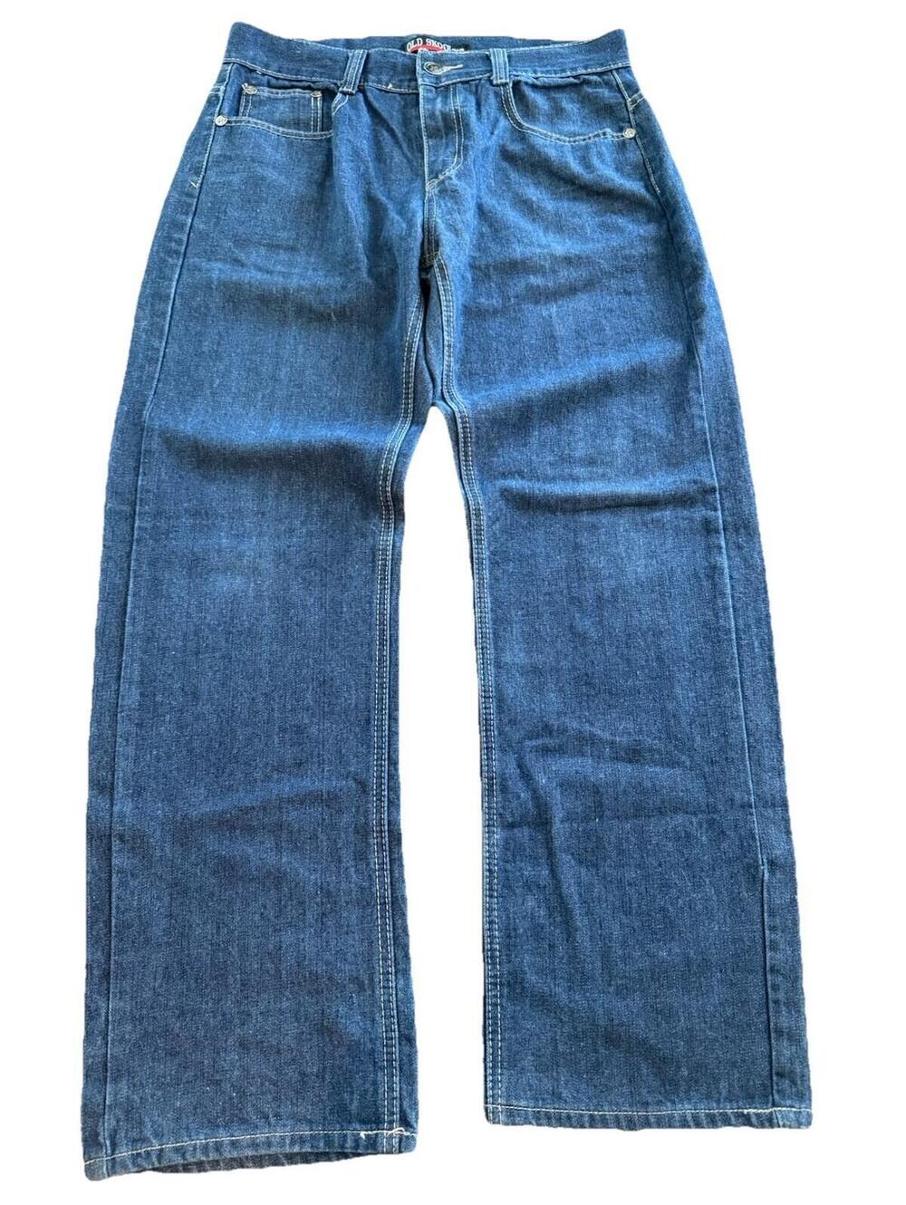 Old Skool Men’s 34x32 Y2K Skater Baggy Jeans Streetwear